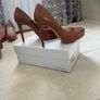 LK Bennett sledge stilettos; tan Image 4