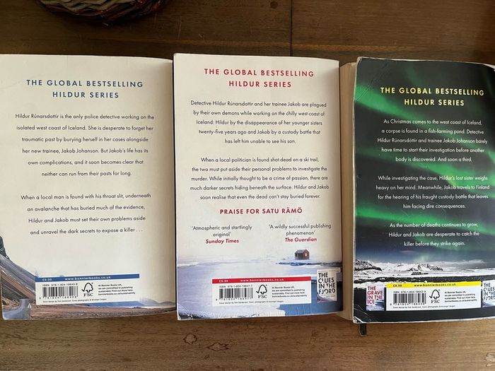 Iceland based detective novels by satu ramo