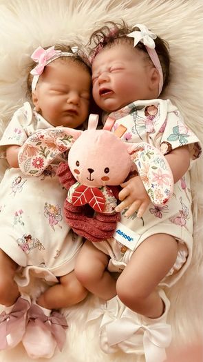 doll  reborn twins very cute