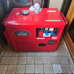 Diesel silent generator 6.5 kw 3-Phase/ 1-phase
