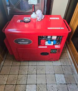 Diesel silent generator 6.5 kw 3-Phase/ 1-phase