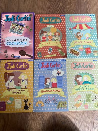 judi curtain - Alice and Megan books (x6)