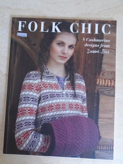 Folk Chic, Debbie Bliss knitting book, Knitting patterns, Craft supplies,Hobbies