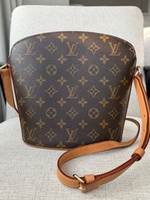 Louis Vuitton Drouot Shoulder Bag in Monogram Canvas