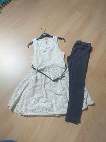 Next Girls Dress & Leggins set