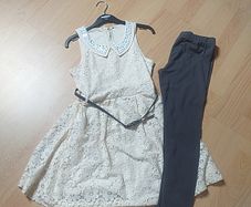Next Girls Dress & Leggins set