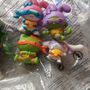 hello kitty/turtle figures
