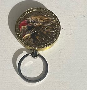 Golden Eagle Keychain Refillable Lighter