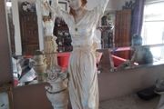 Tall Grecian Lady With Bowl