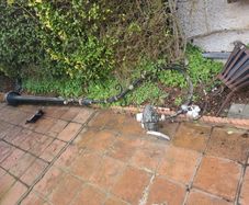 large cast iron lamp post