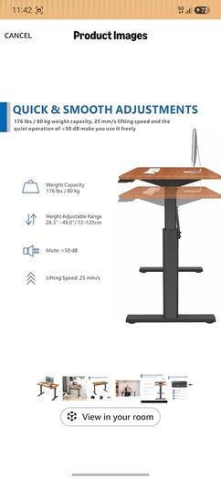 Adjustable Electric Desk
