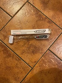 Digital food meat thermometer
