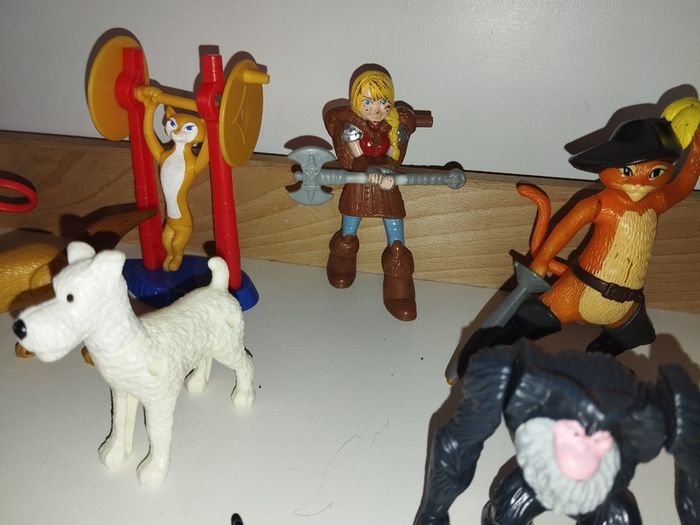 Vintage McDonalds  Burger King Toy Bundle