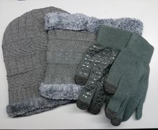 Hat,neck warmer and glove set