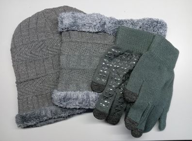Hat,neck warmer and glove set