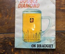 Double Diamond Celluloid Showcard