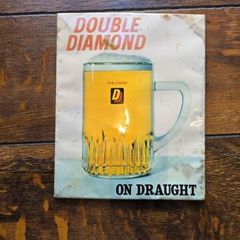 Double Diamond Celluloid Showcard