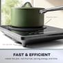 2200W Portable Single Induction Hob  Convenient Electric Cooktop for Use With Induction Suitable Pans, 6 Presets, LED Controls & Timer Image 3