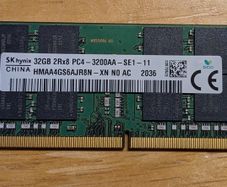 Laptop Memory - Sk Hynix 1x32gb Ddr4 3200mhz Sodimm