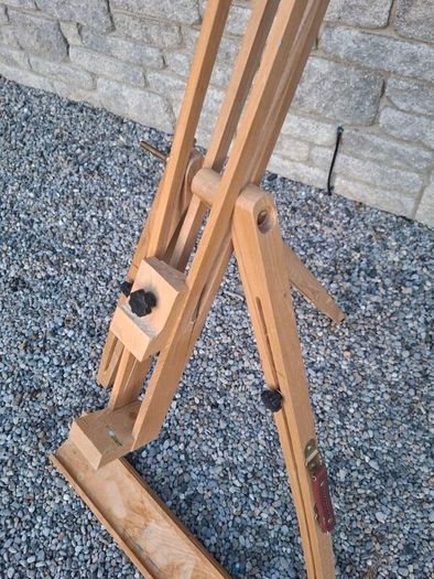 Set of 3 Quality Wooden Art Easels (Studio, Field & Tabletop)