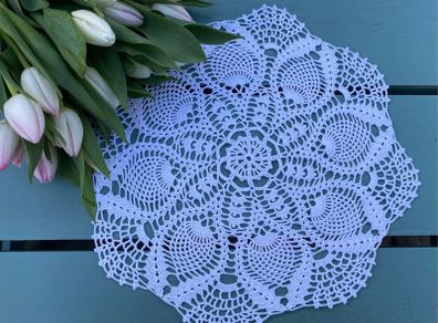 New beautiful crochet doily