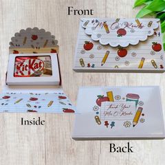 Thank You Teacher Personalised KitKat