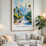Los Angeles Wall Art Print, Travel Poster Image 2