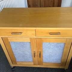 Solid Oak Storage Unit