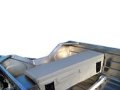 Boat Bench Cushions with Side Pockets Seats Marine-Grade PVC
