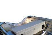 Boat Bench Cushions with Side Pockets Seats Marine-Grade PVC