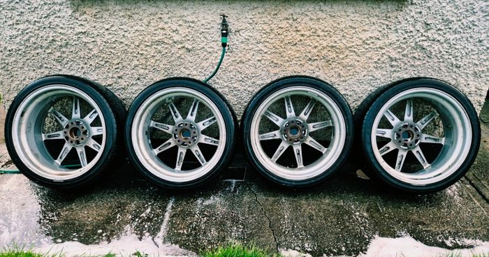 R20 5x120 Ispiri ISR8 staggered alloy wheels with new tyres