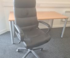 Black executive office chairs