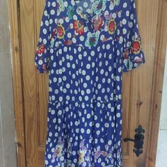 Retro/bohemian floral dress (free post)