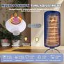 Electric Clothes Dryer, 900W Portable Drying Pod 2-Tier Heated Airer with Hot Air Circulation Holds 12kg for Quick-Dry Laundry & Delicate Clothing Image 3