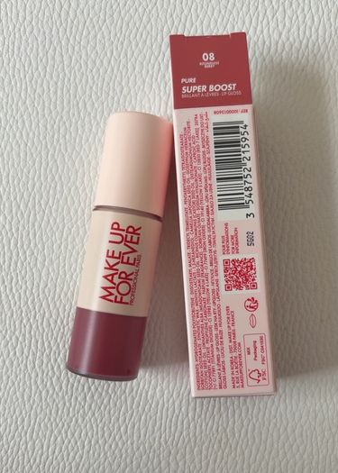 Make Up For Ever Super Boost Moisturising Plumping Effect Lip Gloss 9ml Shade Boundless Berry
