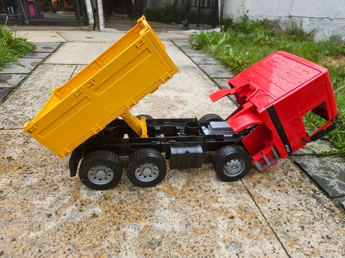 Bruder Mercedes Actros TGA Construction Truck with Liebherr Excavator