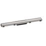 hansgrohe RainDrain Match shower channel 56037800 70cm, finish set, with height-adjustable frame, brushed stainless steel Image 2