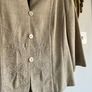 Womens Vintage Cream Eastex Jacket Embroidered Size UK 12 EUR 38 Image 2