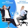 Office Chair Cushion and Lumbar Support Cushion, Back Support for Office Chair, Non-Slip Seat Cushion & Back Pillow for Sitting Breathable Chair Cushion for Gaming, Home & Wheelchair Image 5