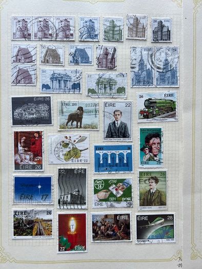 Irish stamps 19 pages