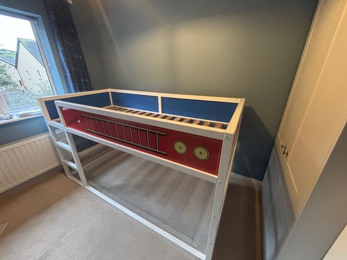 Fireman themed Bed.