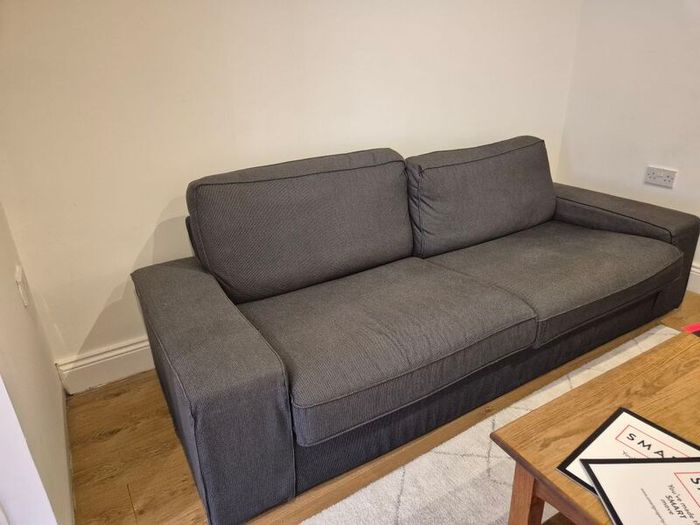 Ikea Kivik 3 seat sofa  - anthracite (very good condition)