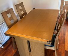 table and chairs