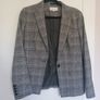 Reiss Grey Check Tailored Blazer - Good Condition - Size UK14, EU42, USA10 Image 5