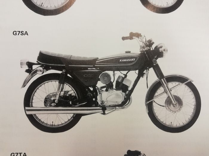Kawasaki G Series 100 cc G5 G7S G7T shop manual