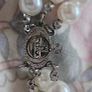 Saturn and Faux Pearl Necklace / Choker Image 4