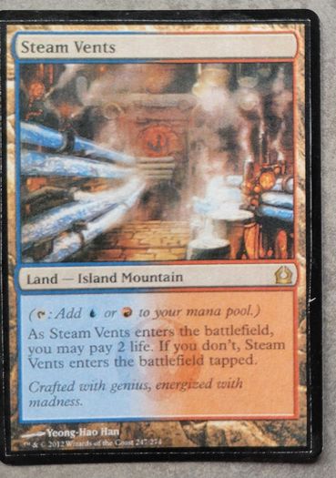 Steam Vents Magic: The Gathering Card