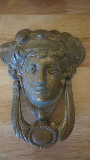 Brass door knocker