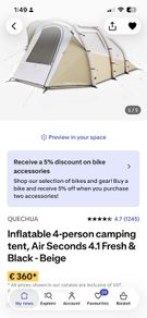 4 man inflatable tent