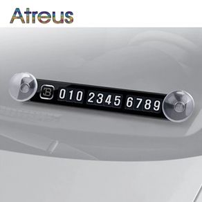 Magnetic Parking Card Phone Number Card Plate Car Sticker for Ford Focus 2 3 Fiesta Mondeo Tuga Toyota Corolla rav4 Accessories